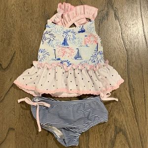 Sweet honey clothing bathing suit size 12 months.
